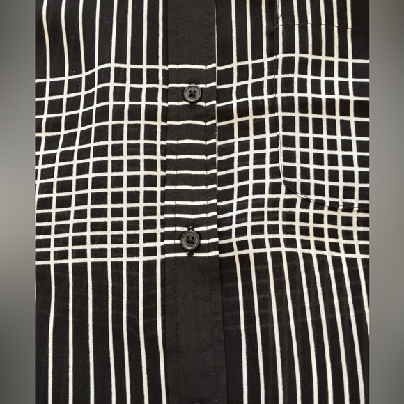 NWOT! Banana Republic Factory Print Blouse - Picture 3 of 5